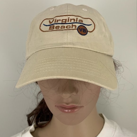 Vintage 90s Dad Hat Virginia Beach Embroidered Tourist Buckle Strapback … - Picture 9 of 11